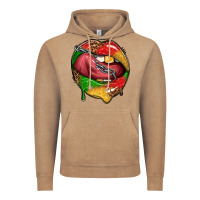 Vintage Coffee juneteenth day lips Vintage Hoodie - texasbilliewilder