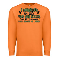 Carrot i married my wife for her looks Premium Sweatshirt - MaliasSmallBusiness