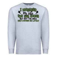 Heather Grey i married my wife for her looks Premium Sweatshirt - MaliasSmallBusiness