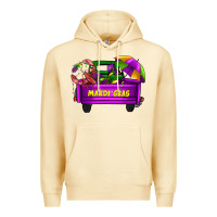 Pina Colada mardi grass umbrella with truck Premium Hoodie - AdoDesignShop