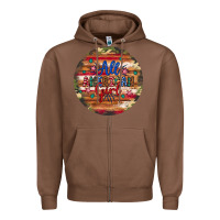 Chestnut all american girl Zipper Hoodie - Artiststas