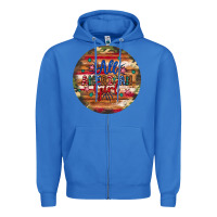 True Royal all american girl Zipper Hoodie - Artiststas
