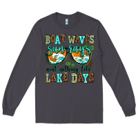 Smoke boat waves sun rays aint nothing like lake days Long Sleeve Tee - AdoDesignShop