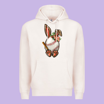 Baseball Easter Bunny Premium Hoodie Designed By Bundleandbundleshop