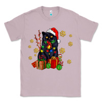 Lilac black cat meowy christmas Classic Tee - AdoDesignShop