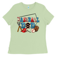 Matcha baseball dad Ladies Tee - AdoDesignShop