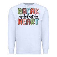 White break my bed not my heart Premium Sweatshirt - MaliasSmallBusiness