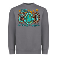 Storm with god all things are possible gemstone Heavyweight Sweatshirt - Zillion Design Studio