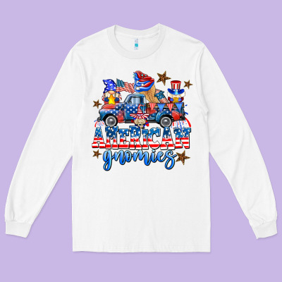 American Truck Gnomes Long Sleeve Tee Designed By Adodesignshop