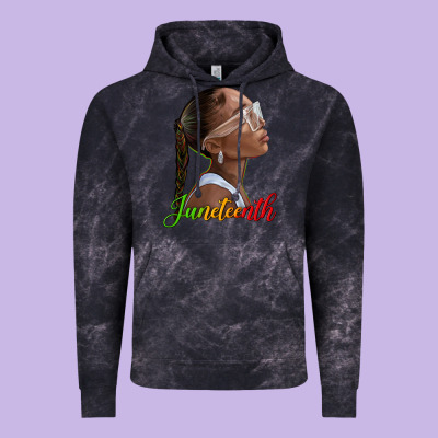 Vintage Hoodie juneteenth black woman