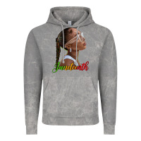 Cloud Rock juneteenth black woman Vintage Hoodie - texasbilliewilder