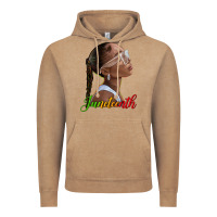 Vintage Coffee juneteenth black woman Vintage Hoodie - texasbilliewilder