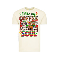 Vintage Arctic i like my coffee black like my soul Vintage Tee - Zillion Design Studio