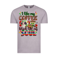 Vintage Zinc i like my coffee black like my soul Vintage Tee - Zillion Design Studio
