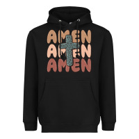 Black amen Heavyweight Hoodie - MaliasSmallBusiness