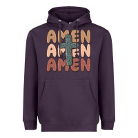 Plum amen Heavyweight Hoodie - MaliasSmallBusiness