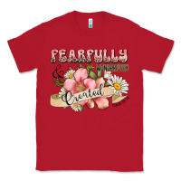 Red fearfully and wonderfully created Classic Tee - JahusDesignShop