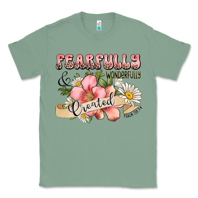 Fearfully And Wonderfully Created Classic Tee by JahusDesignShop | Teevron