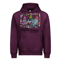 Mauve Wine I Want Hippopotamus For Christmas Urban Hoodie - Bettercallsaul