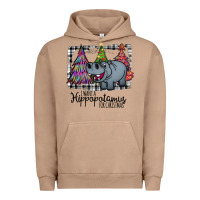 Pigment Burro I Want Hippopotamus For Christmas Urban Hoodie - Bettercallsaul