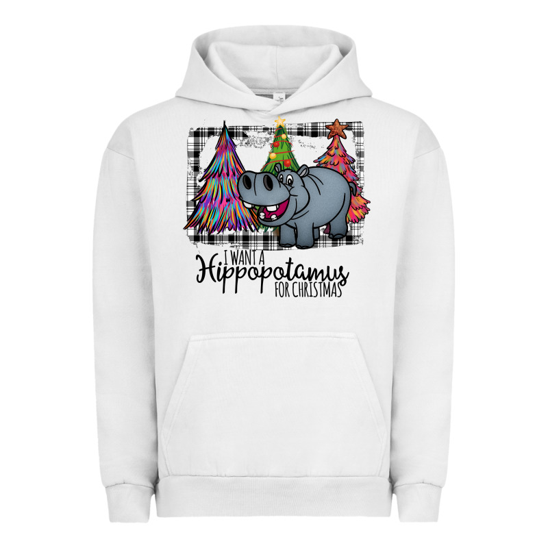 I Want Hippopotamus For Christmas Urban Hoodie by Bettercallsaul | Teevron