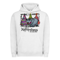 Pigment Lunar Rock I Want Hippopotamus For Christmas Urban Hoodie - Bettercallsaul