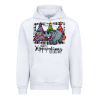 White I Want Hippopotamus For Christmas Urban Hoodie - Bettercallsaul