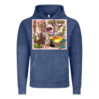 Vintage Denim wild west western Vintage Hoodie - Zillion Design Studio