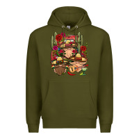 Army Green Mexican Gnomies Truck Premium Hoodie - BundleAndBundleShop