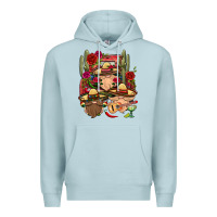 Blue Mist Mexican Gnomies Truck Premium Hoodie - BundleAndBundleShop