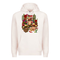 Pale Pink Mexican Gnomies Truck Premium Hoodie - BundleAndBundleShop