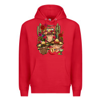 Red Mexican Gnomies Truck Premium Hoodie - BundleAndBundleShop