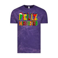 Cloud Purple feliz navidad Vintage Tee - Zillion Design Studio
