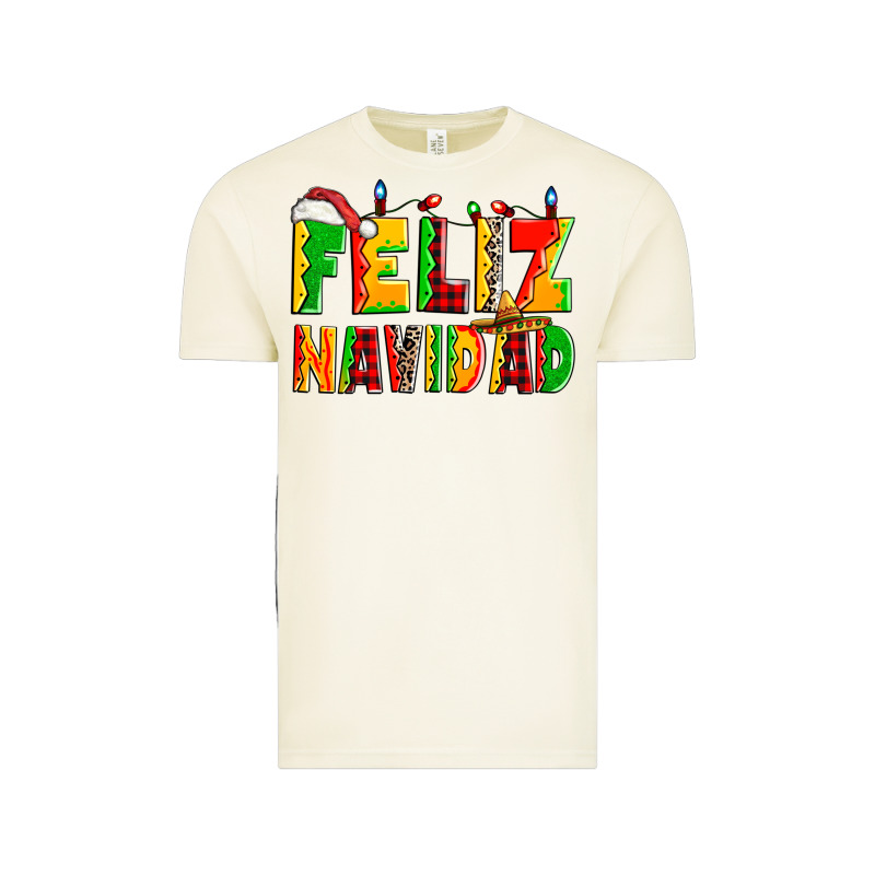 Feliz Navidad Vintage Tee by Zillion Design Studio | Teevron