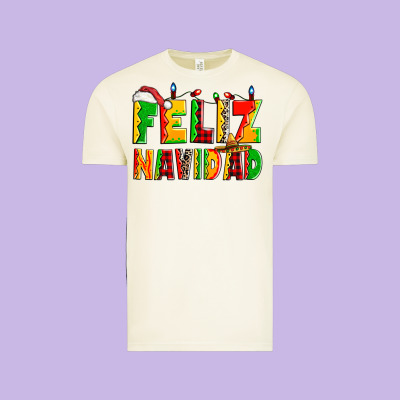 Feliz Navidad Vintage Tee Designed By Zillion Design Studio