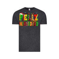 Vintage Black feliz navidad Vintage Tee - Zillion Design Studio
