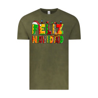 Vintage Olive feliz navidad Vintage Tee - Zillion Design Studio