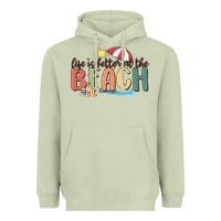Matcha life is better at the beach Heavyweight Hoodie - MaliasSmallBusiness