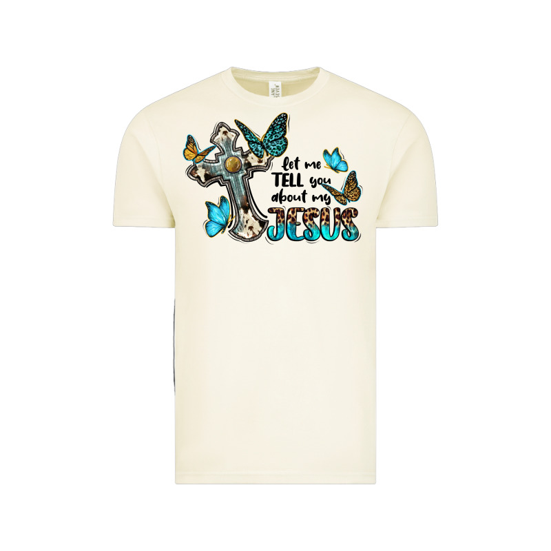 Let Me Tell You About My Jesus Vintage Tee by BarkalooDesign | Teevron