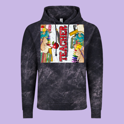 Teacher Vintage Hoodie Designed By Zillion Design Studio