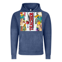 Vintage Denim teacher Vintage Hoodie - Zillion Design Studio