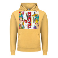 Vintage Mustard teacher Vintage Hoodie - Zillion Design Studio