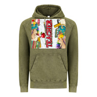 Vintage Olive teacher Vintage Hoodie - Zillion Design Studio