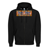 Black american babe Zipper Hoodie - Artiststas