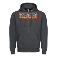 Smoke american babe Zipper Hoodie - Artiststas