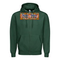 Sports Green american babe Zipper Hoodie - Artiststas