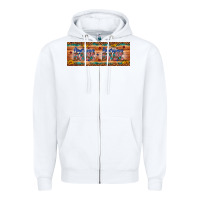 White american babe Zipper Hoodie - Artiststas