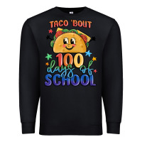 Black taco bout 100 days of school Premium Sweatshirt - MaliasSmallBusiness
