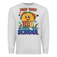 Dove Grey taco bout 100 days of school Premium Sweatshirt - MaliasSmallBusiness