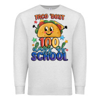 Oatmeal Heather taco bout 100 days of school Premium Sweatshirt - MaliasSmallBusiness